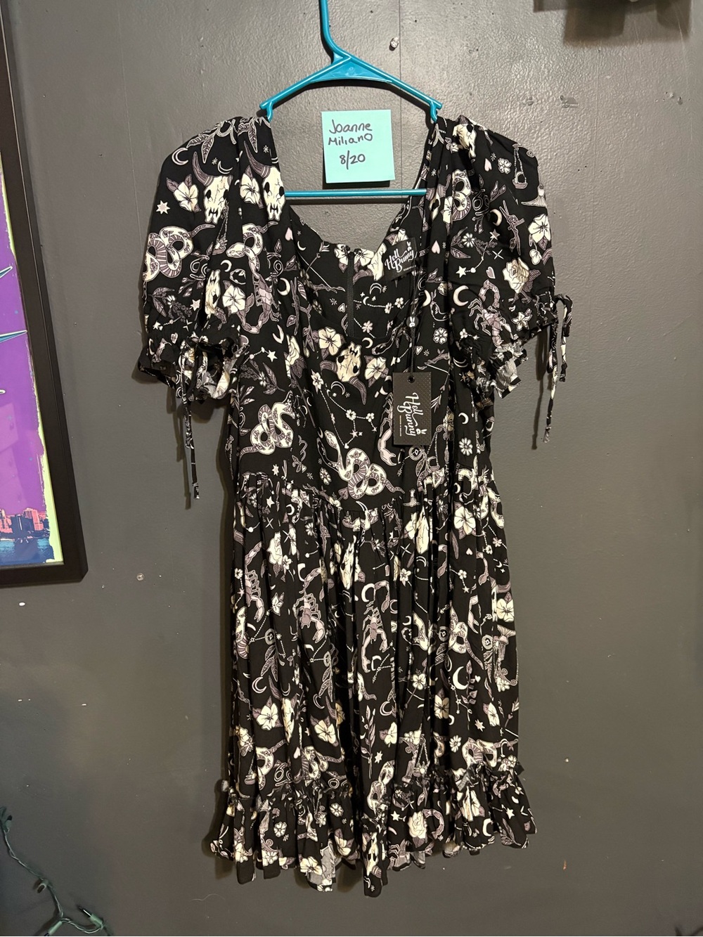 Hell Bunny star sign mini dress. 2XL NWT.